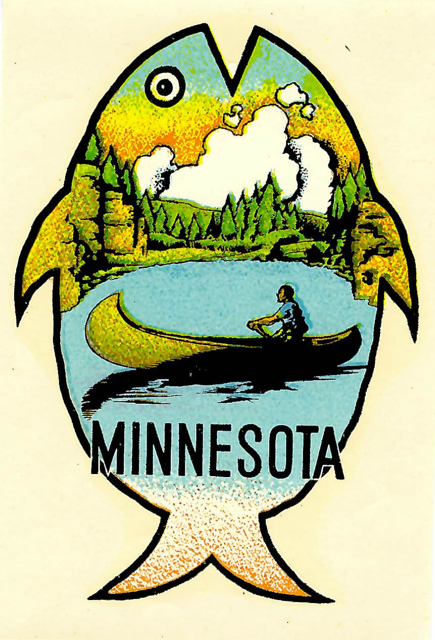 Modal Additional Images for 1958 Minnesota Centenial sticker